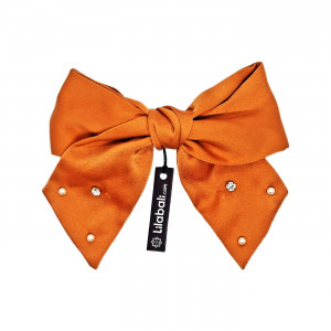 Orange Bow Hairclip With...