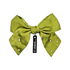 Olive Bow Hairclip With...