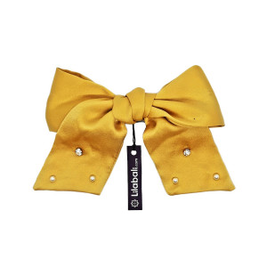 Yellow Bow Hairclips With...