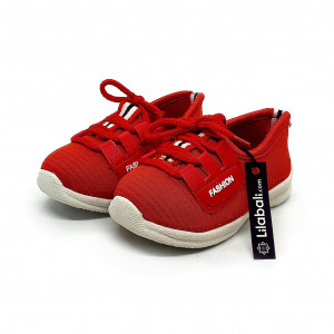 Red Baby Shoe With Lace
