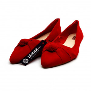 Red Cinderella Bow Shoes
